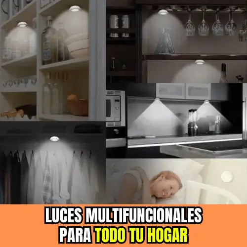Kit 3 Luces Con Control Remoto