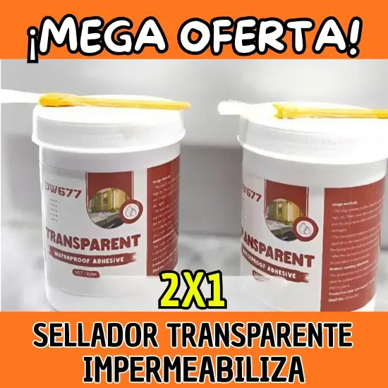 2x1 Sellador Transparente Impermeabiliza